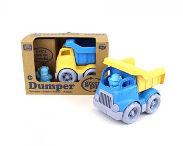 Green Toys Dumper Anleggsbil, Blå/Gul