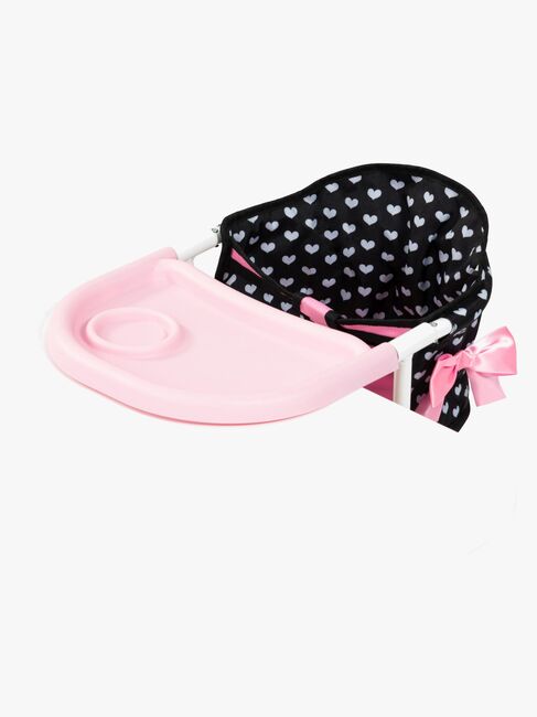 Bayer Design Bordstol med Brett, Svart/Rosa