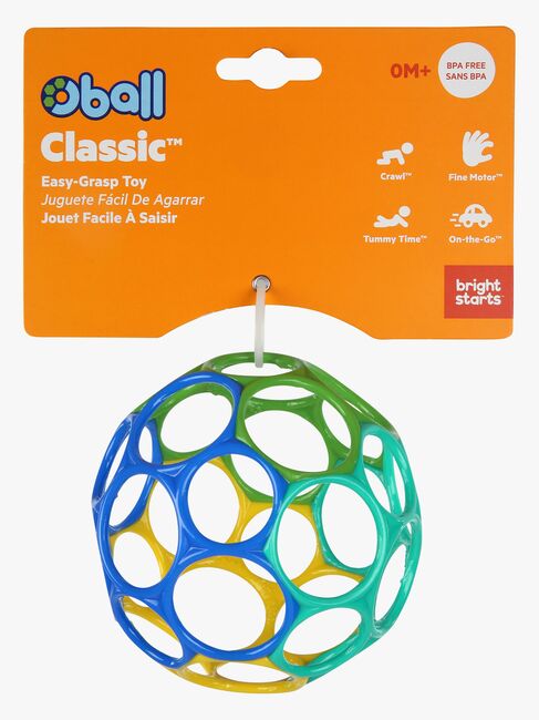Oball Classic Bold Ball, Blå/Grønn