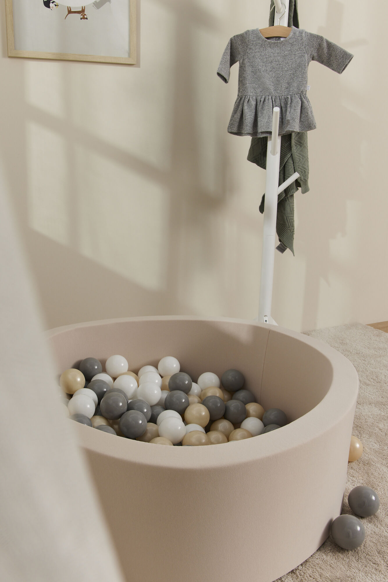 JLY Bollhav 30x90, Light Beige - Ballbasseng - Plast