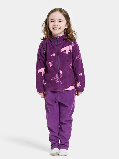 Didriksons Monte Fleecejakke, Winter Ocean Purple