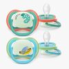 Philips Avent Ultra Air smokk Night 6-18 m, 2-pakning, blå/turkis