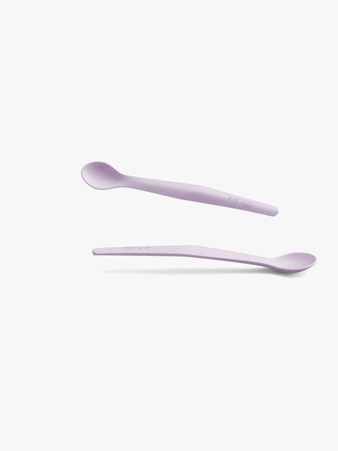 Everyday Baby Skje Silikon 2-Pakk, Lavendel