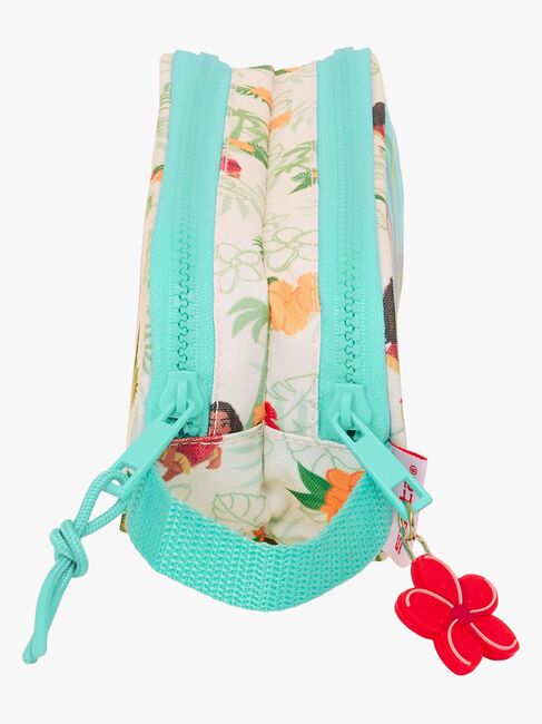 Disney Vaiana Dobbeltpennal, Beige/Turkis