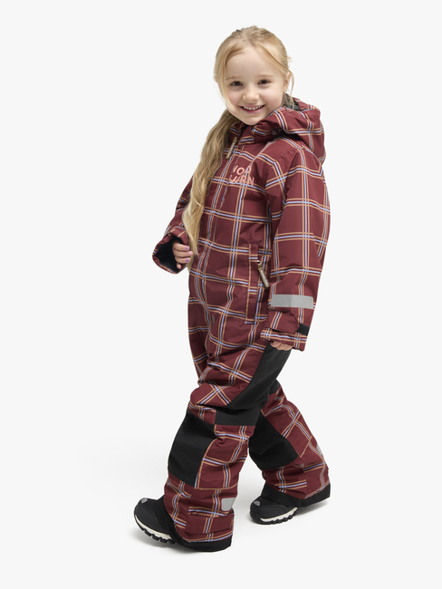 Nordbjörn Enelunden Vinterdress, Madder Brown Checked