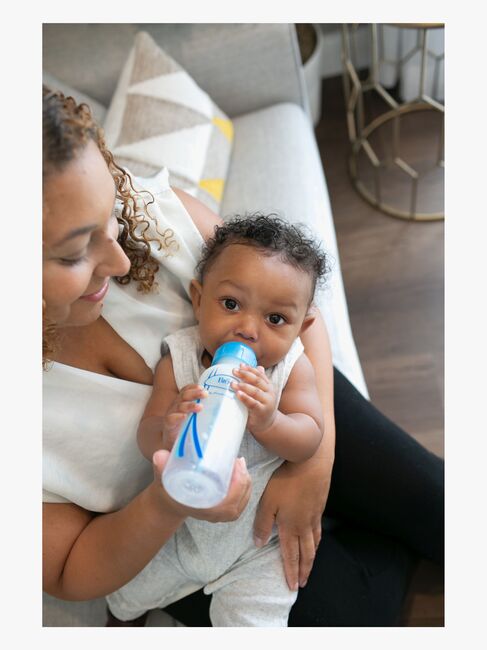 Dr. Brown NarrowNeck Options Gavesett + Babyflaskesett, Blå