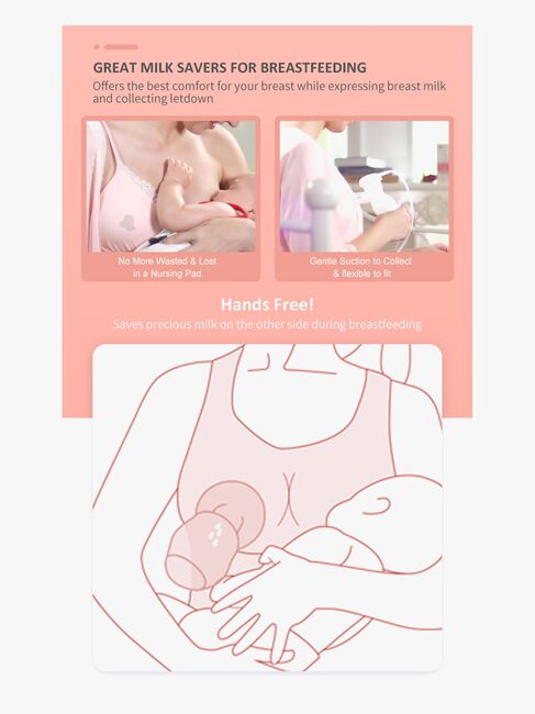 Beemoo CARE Brystpumpe / Melkeoppsamler Silikon