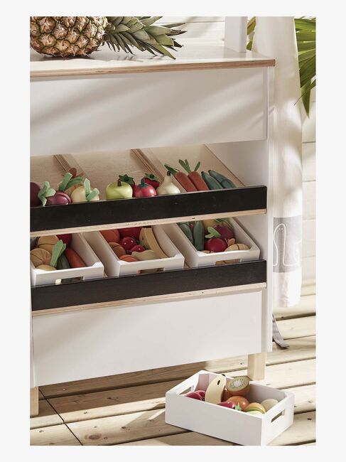 Kids Concept Bistro Markedsbod, Hvit/Multi