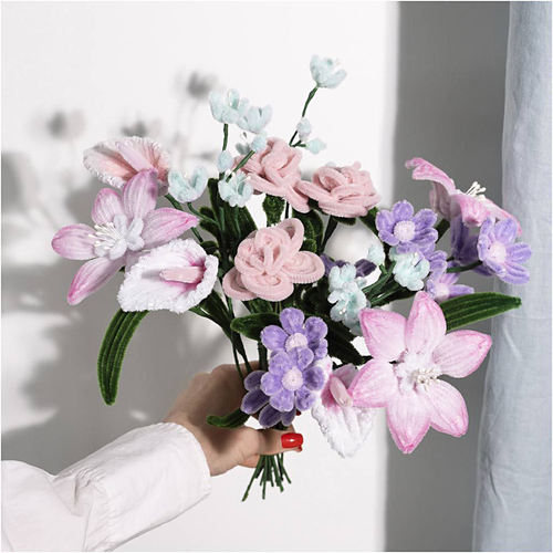 Creativ Company Hobbysett DIY Blomster Av Piperenser