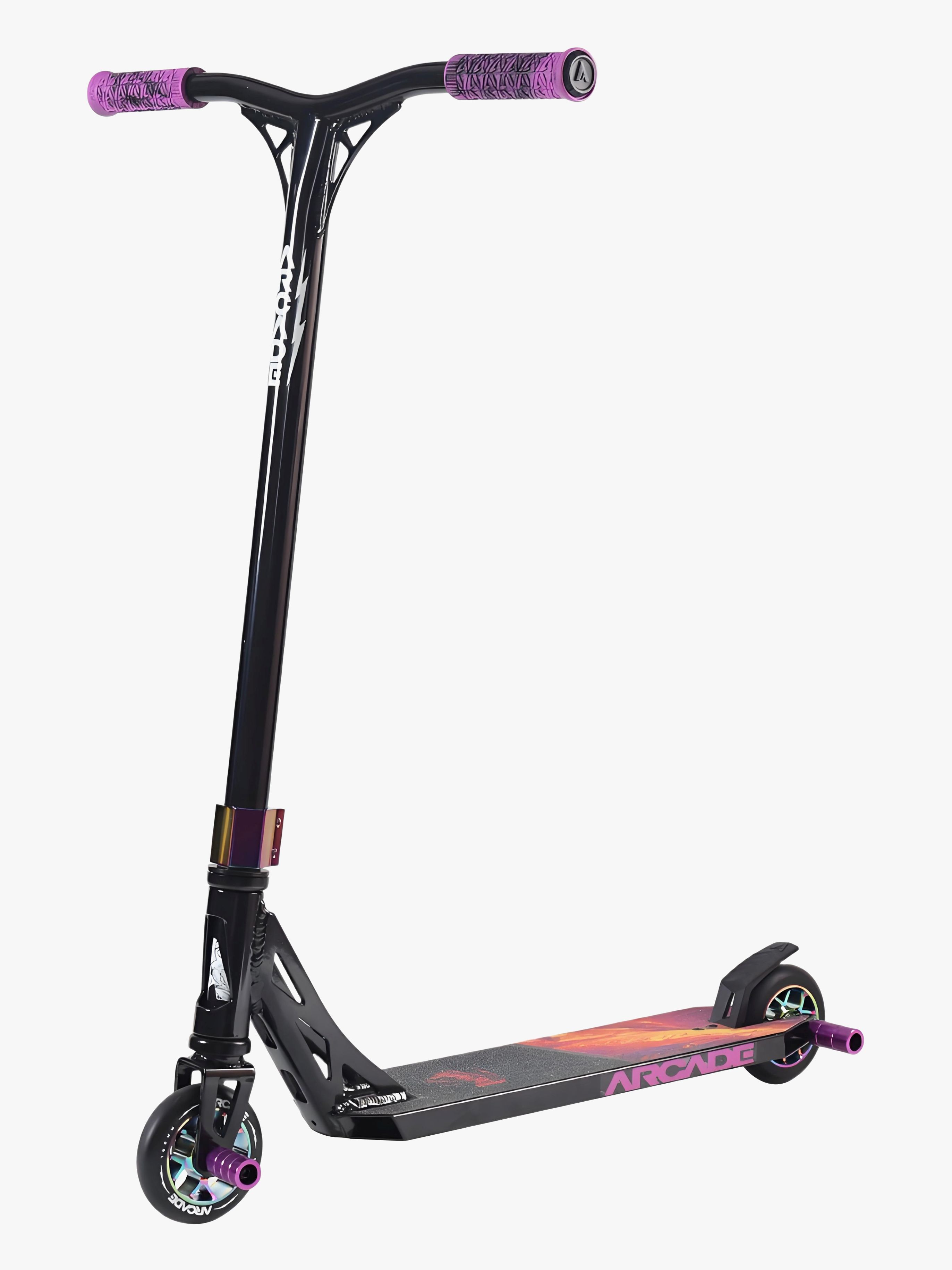 Pinepeak Stunt Sparkesykkel, Svart/Neokrom - Sparkesykler & Kickbikes - Metall
