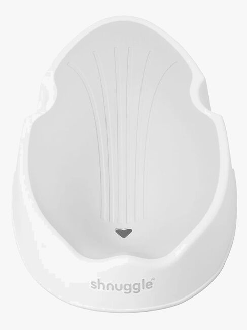 Shnuggle Badestøtte Newborn, White/Grey