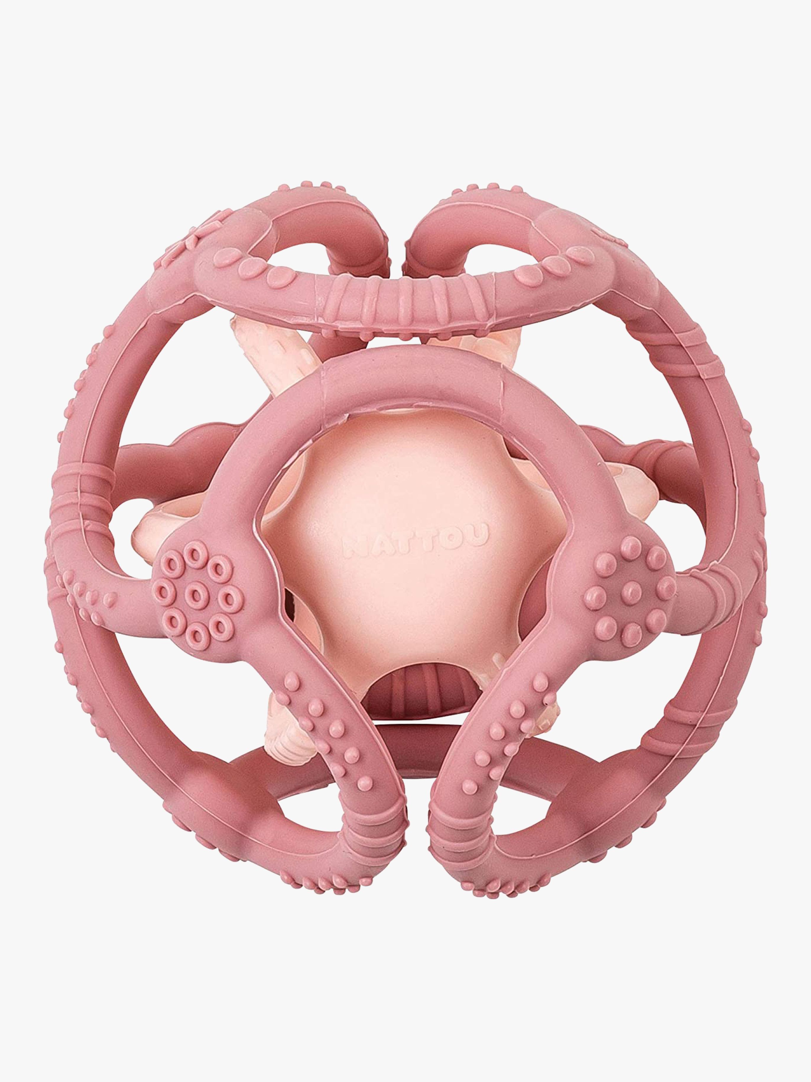 Nattou Soft Silicone Aktivitetsball, Rosa - Biteringer