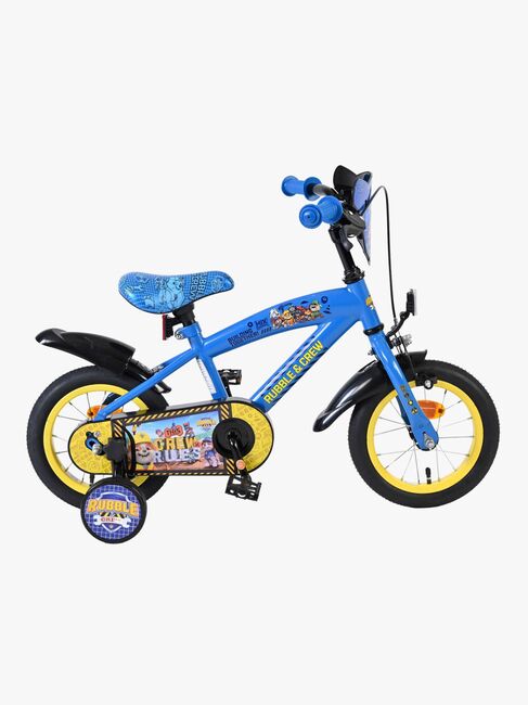 Paw Patrol Rubble & Crew Sykkel 12 Tommer, Blå