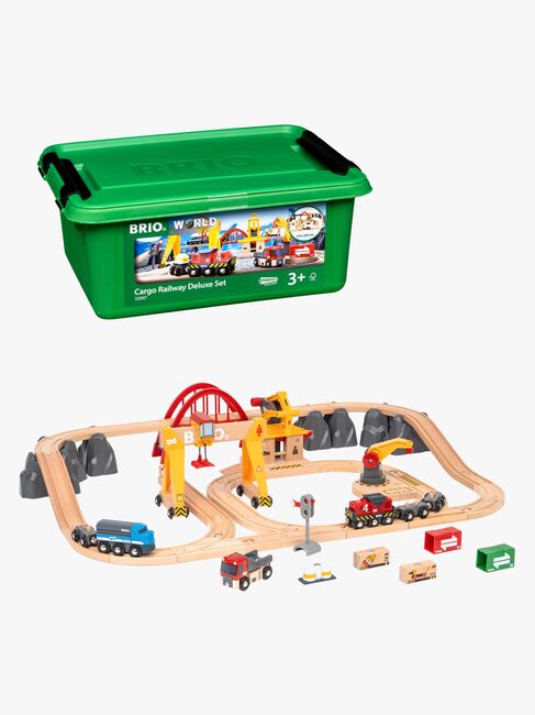 BRIO World 33097 Frakt- og Jernebanesett Deluxe