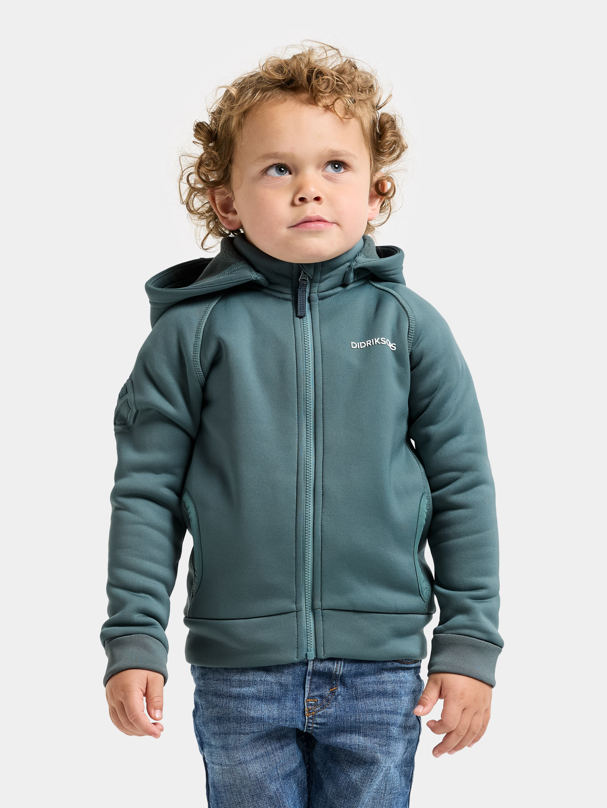 Didriksons Siljan Glidelåsgenser, Factory Blue