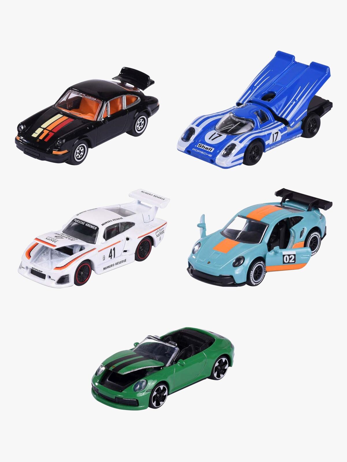 Majorette Porsche Biler 5-Pack