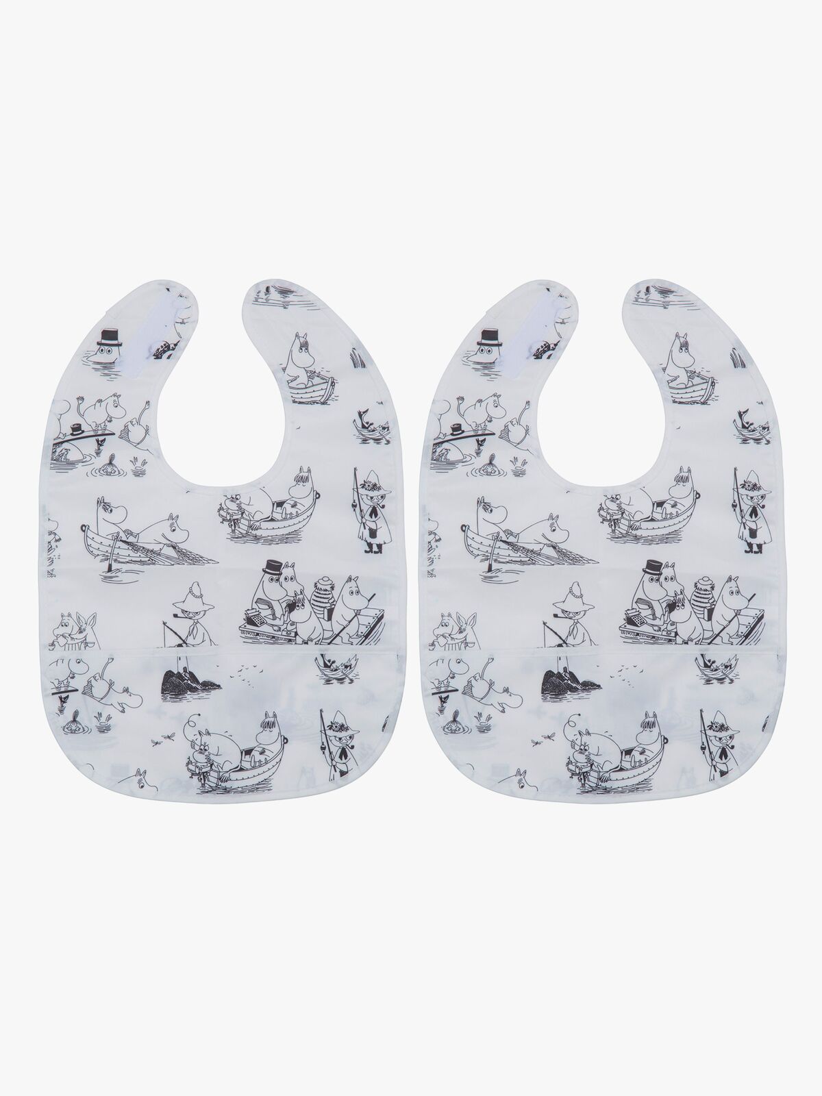 Mummitrollet Smekke 2-pack, Svart/Hvit