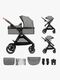 Kinderkraft ESME 2-in-1 Duovogn, Moonlight Grey