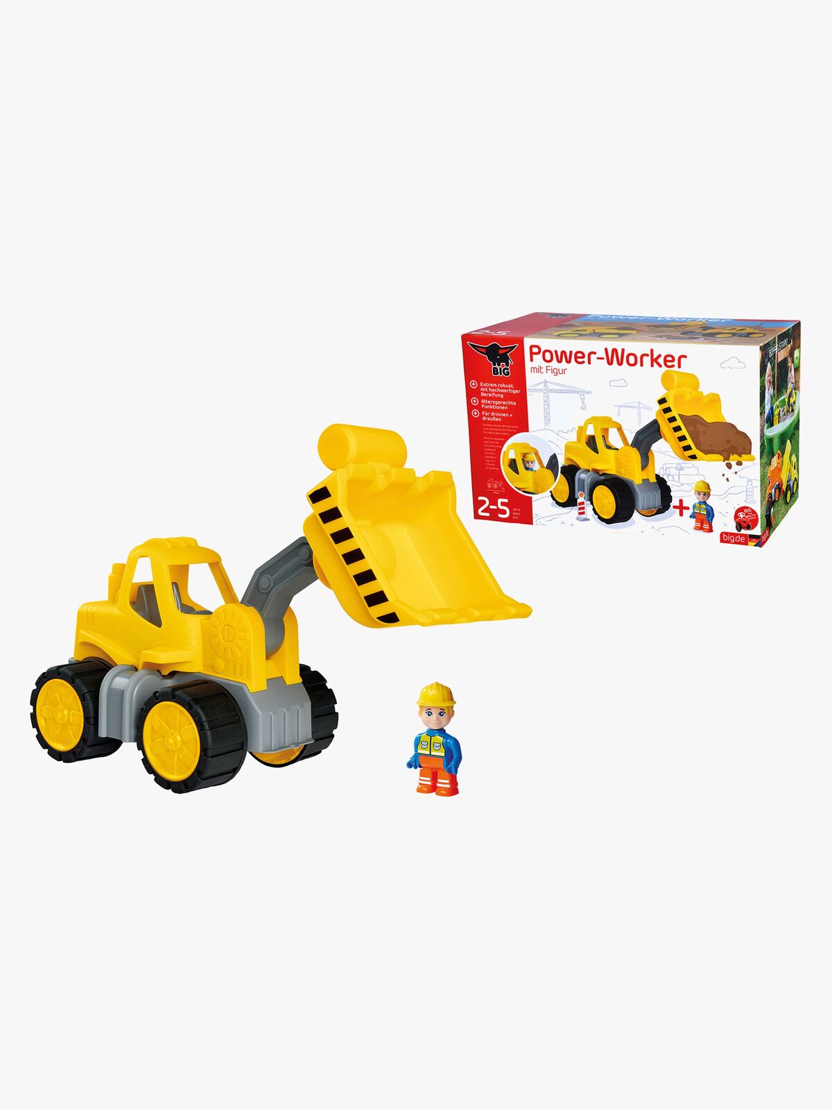 BIG Power Worker Leketraktor, Flerfarget