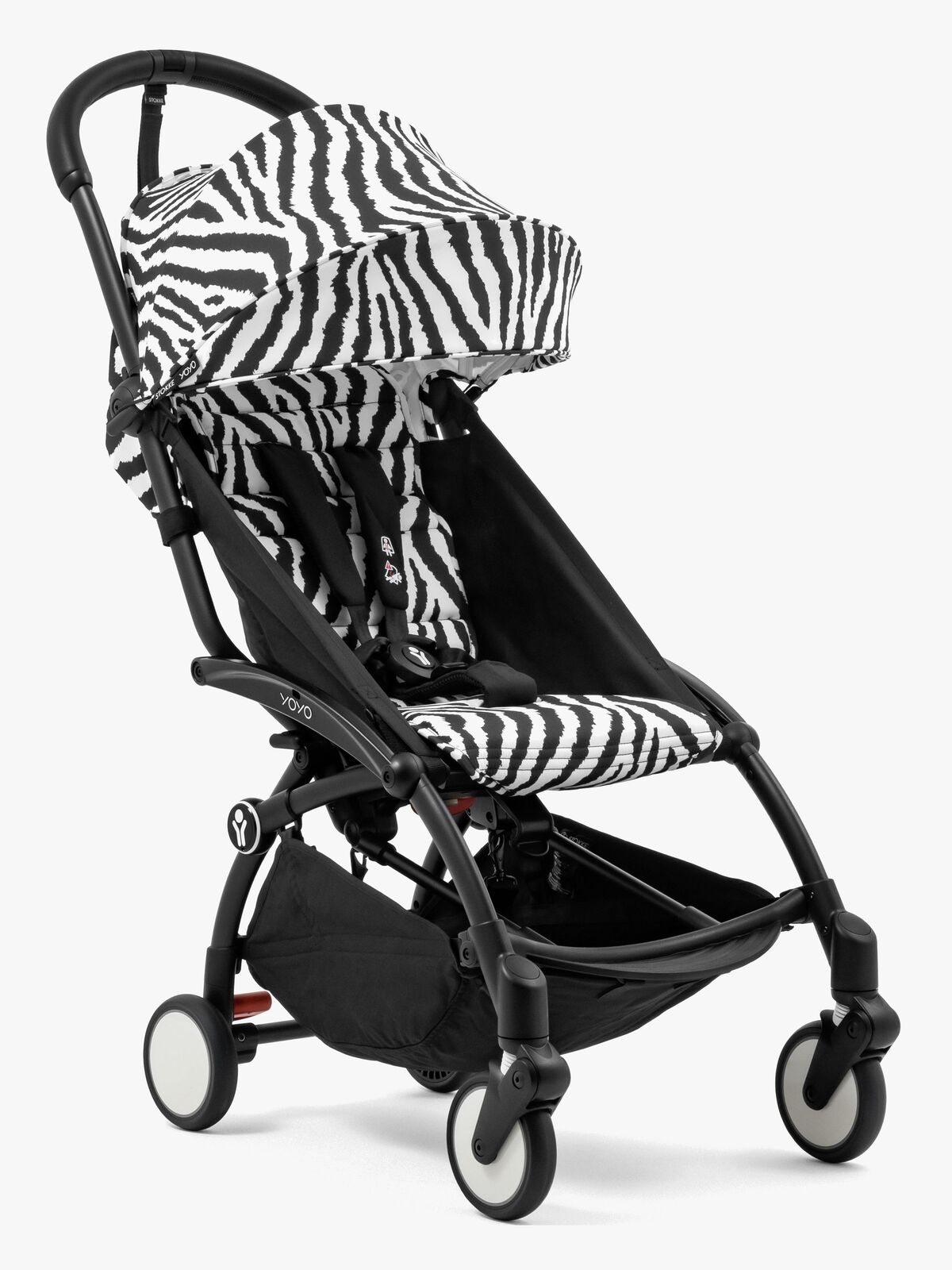 Stokke YOYO 3 Sportsvogn 6+, Zebra/Black