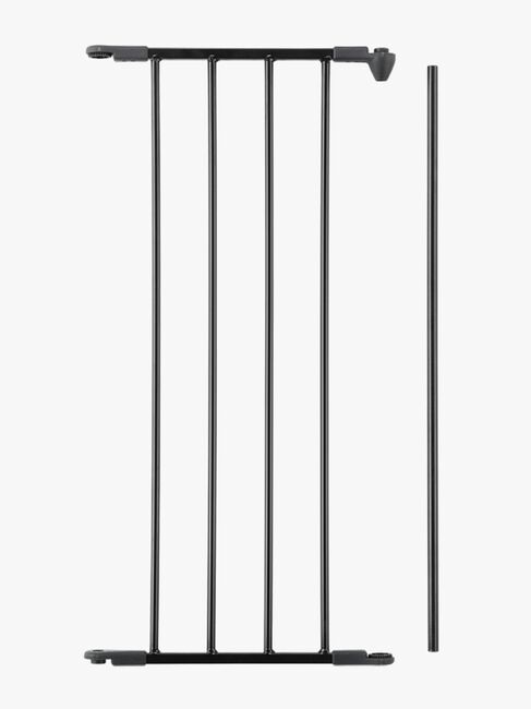 BabyDan Forlengning Sikkerhetsgrind Flex Medium 33 cm, Svart