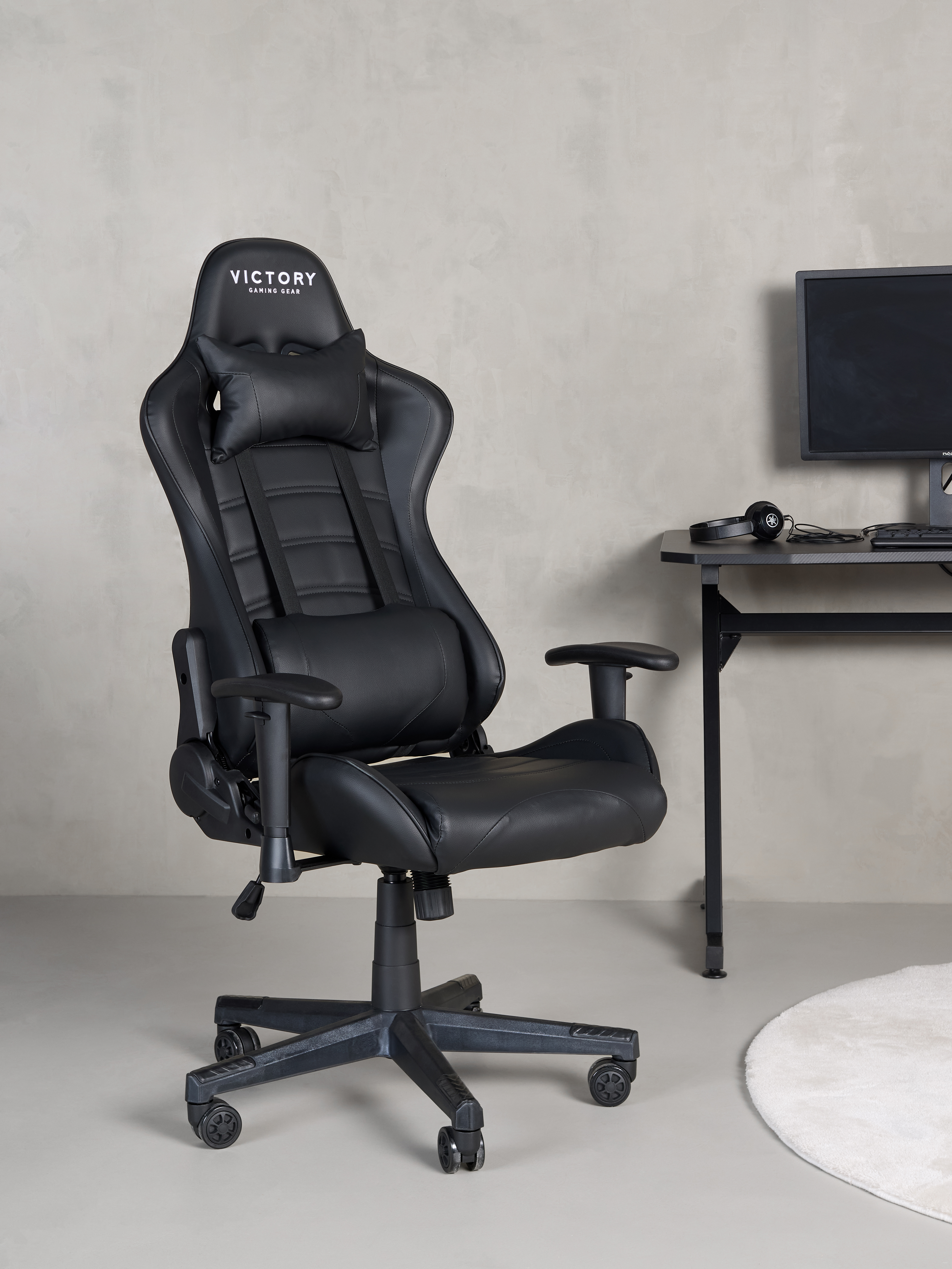 Victory Future Gamingstol, Svart - Gamingstoler - PU,Tre,Metall