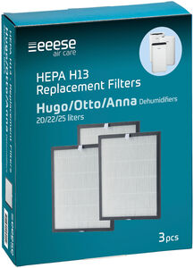 eeese HEPA Filtre Hugo+Otto+Anna 3-Pack