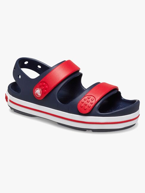 Crocs Crocband Cruiser Kids Sandaler, Navy/Varsity Red