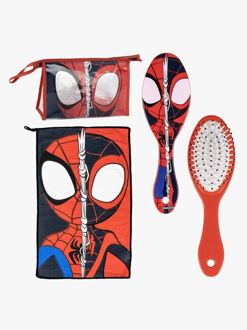 Spidey And His Amazing Friends Toalettmappe med Håndkle & Hårbørste