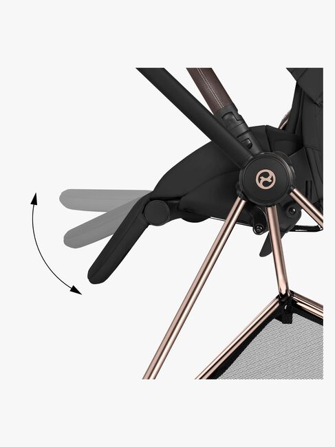 Cybex MIOS Comfort Duovogn, Matt Black/Sepia Black