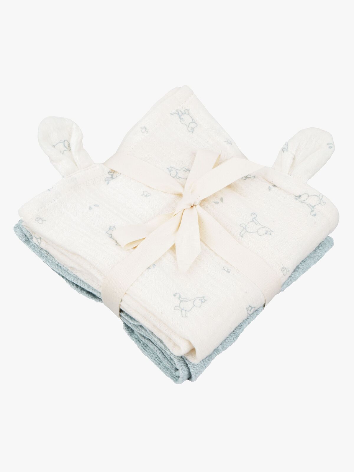 Mummitrollet Musselintepper 2-Pakk, Blue