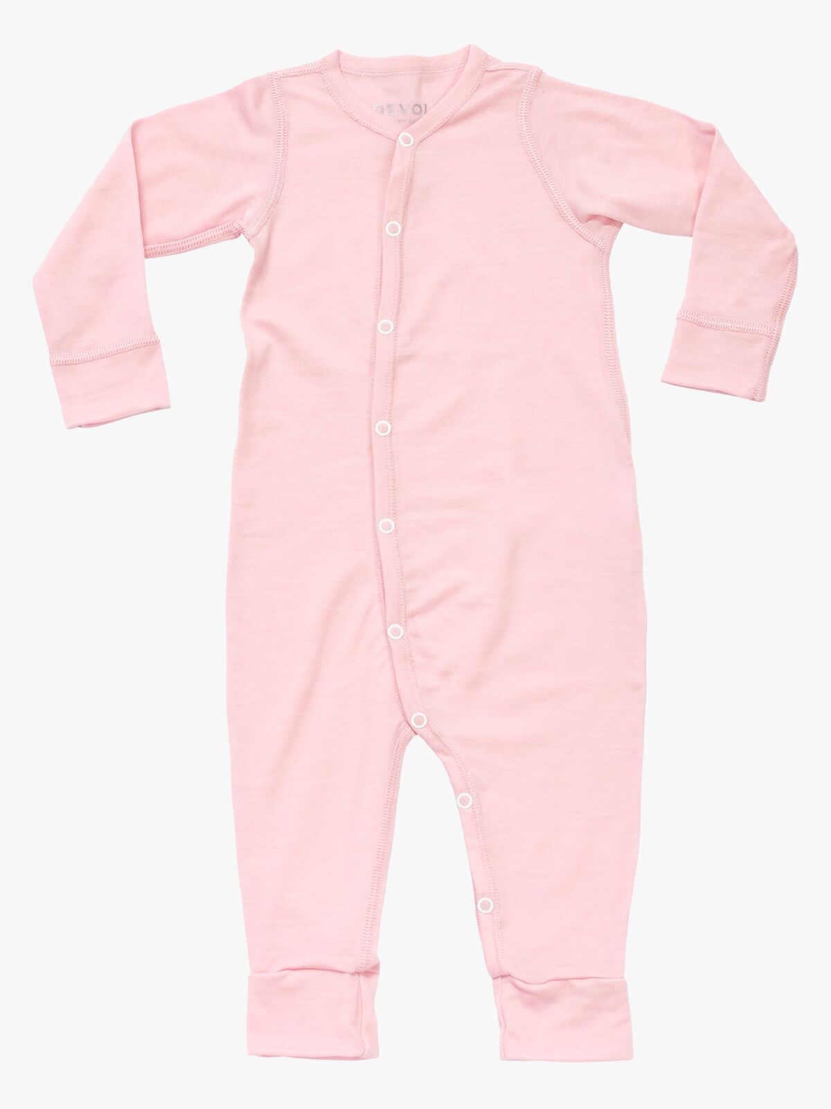 Devold Breeze Merino Jumpsuit Baby, Chalk Pink