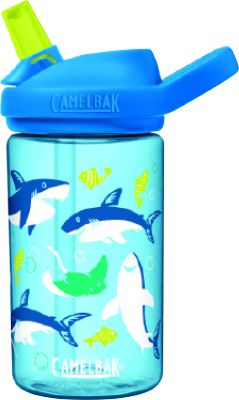 Camelbak Eddy+ Kids Flaske 0,4 L, Sharks & Rays