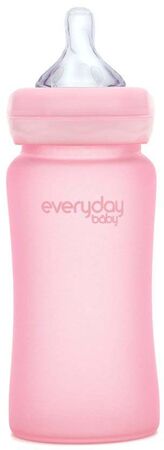 Everyday Baby Tåteflaske i Glass 240ml, Rose