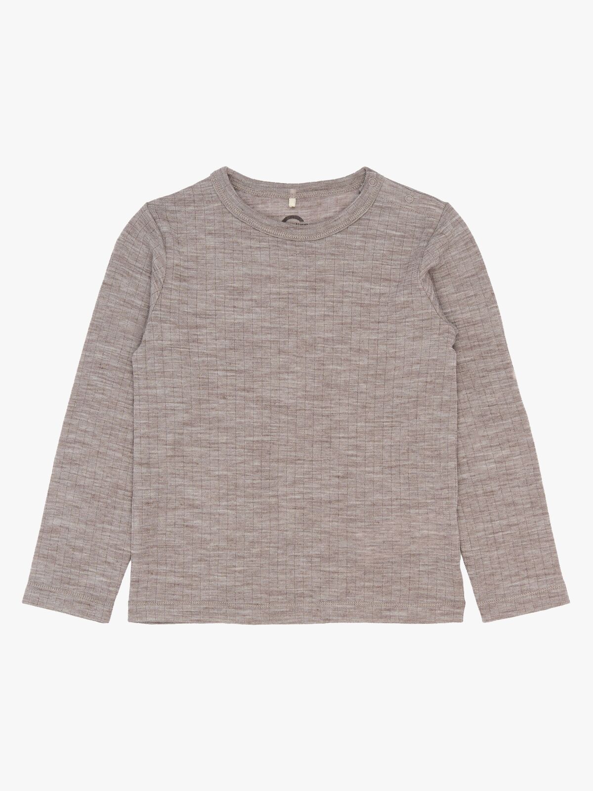 Mikk-Line  Langermet T-skjorte Merinoull, Melange Denver