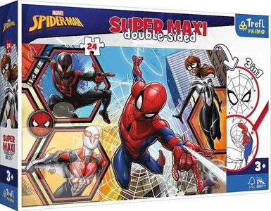 Trefl Primo Spider-Man Super Maxi Puslespill 24 Brikker