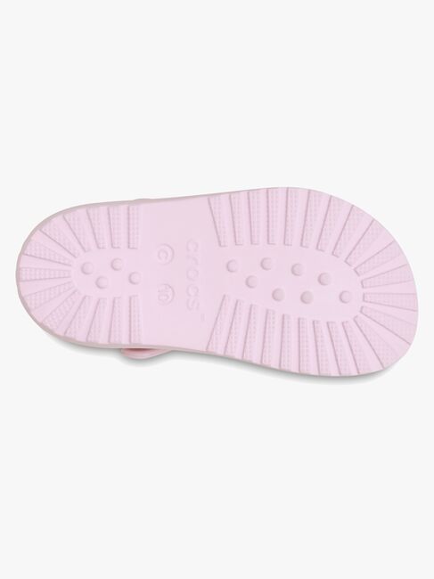 Crocs Classic Fisherman Kids Slippers, Pink Milk