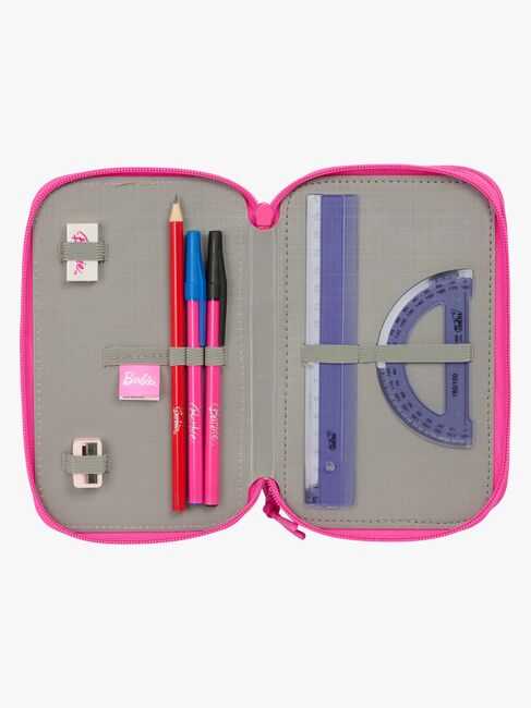 Barbie  Fylt Trippelpennal 37 Deler, Blå/Rosa