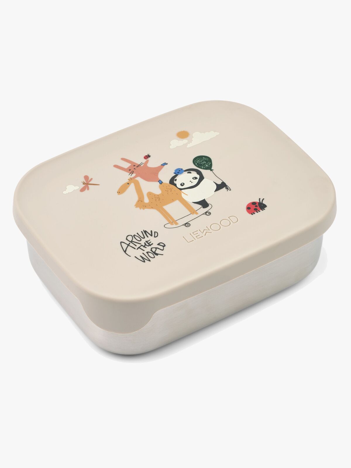 LIEWOOD Arthur  Mønstret Matboks, Around the world/Sandy