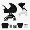 Kinderkraft YOXI 2-in-1 Duovogn, Pure Black