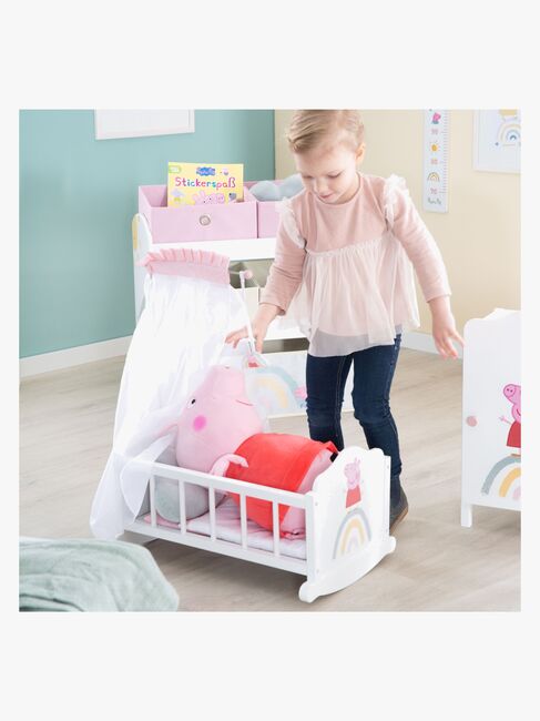 Peppa Gris Dukkeseng med Baldakin