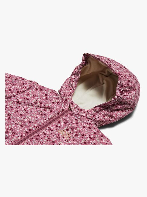 Petite Chérie Atelier Gisele Vinterdress Baby, Pink Small Flower