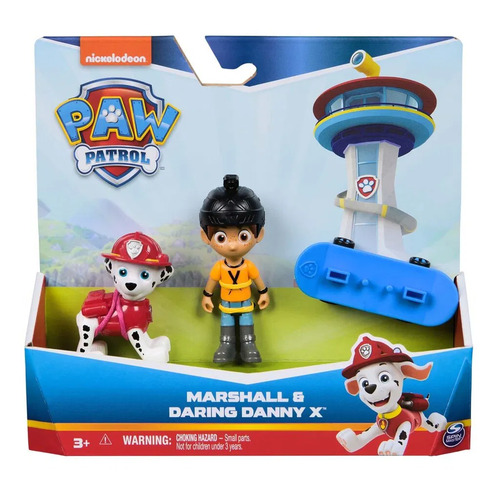Paw Patrol Hero Pup Sett Daring Danny og Marshall