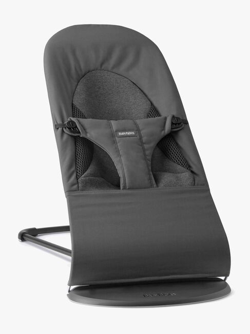 BabyBjörn Balance Soft Vippestol Woven/jersey, Mørkegrå