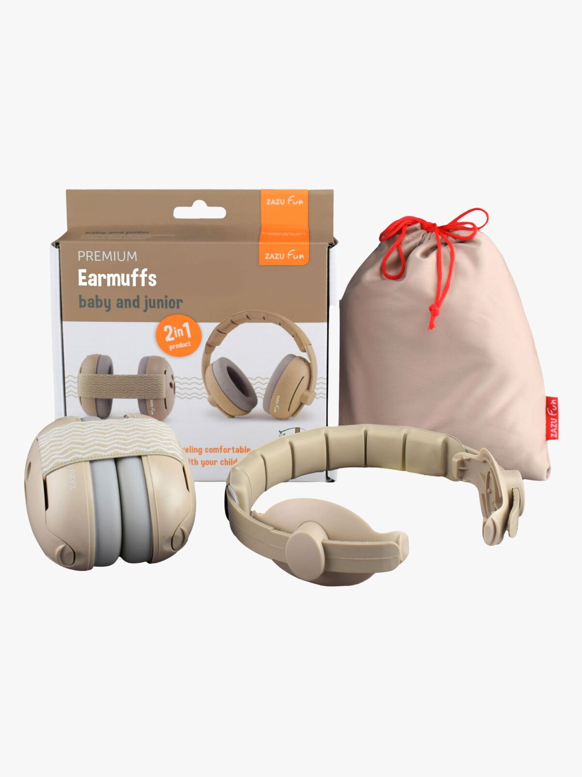 ZAZU Hørselsvern, Jr Beige