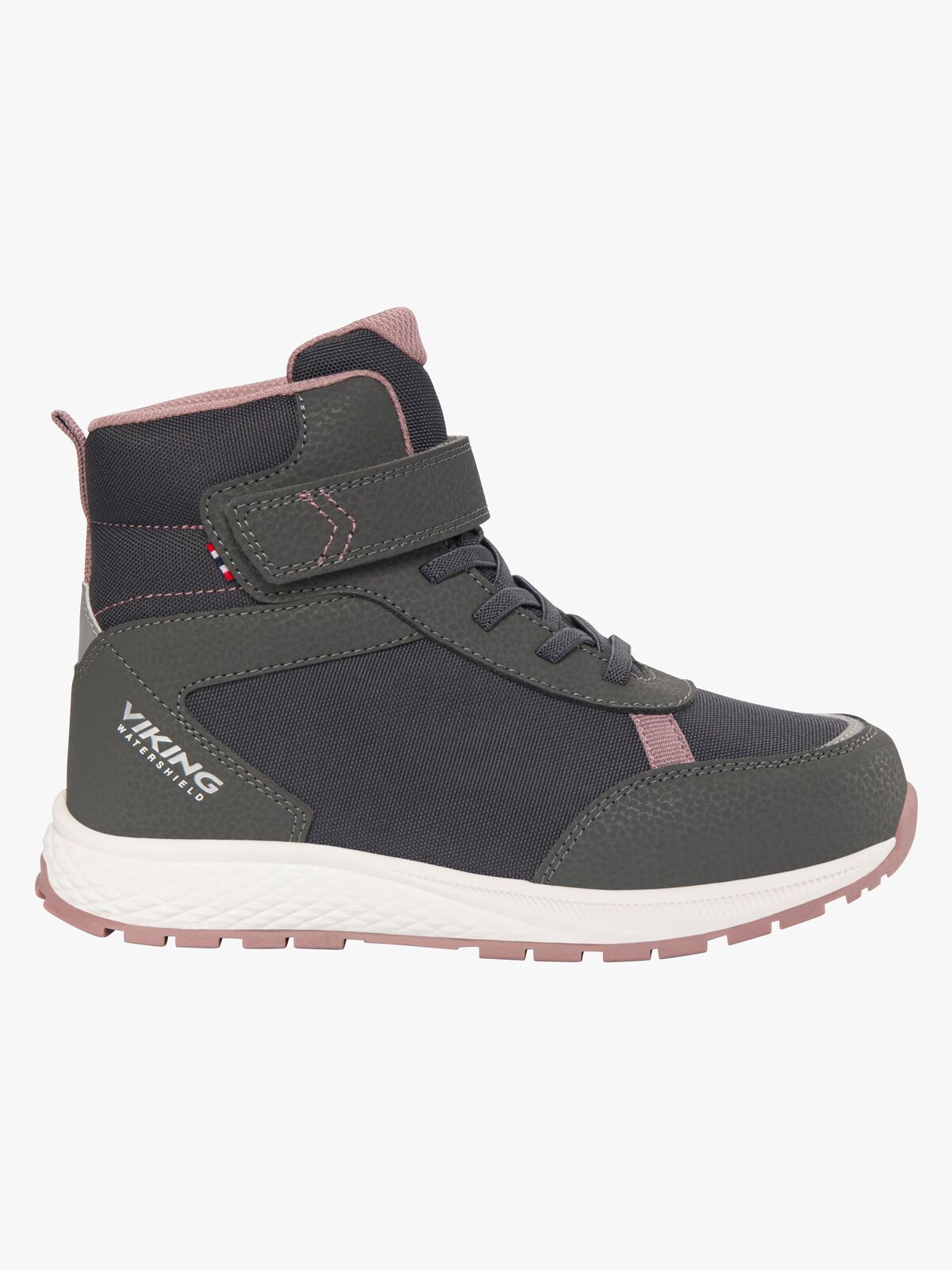Viking Equip WP 1V Vintersko, Charcoal/Dusty Pink