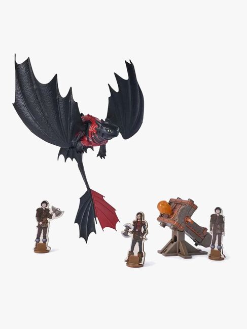 Dragetreneren Battle Cannon Med Toothless Lekesett