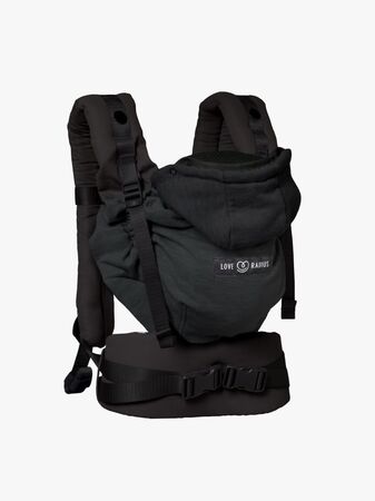 Love Radius HoodieCarrier 2 Bæresele, Black Forest
