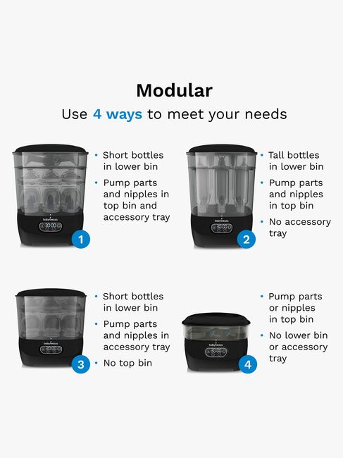 Baby Brezza Sterilisator Dryer Advanced, Black