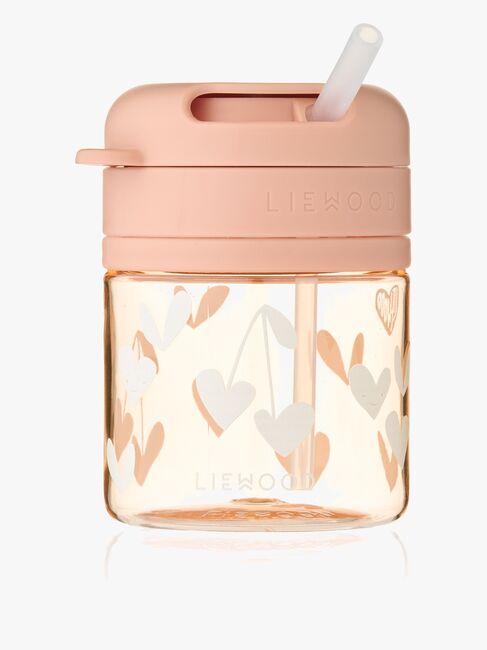 LIEWOOD Pavia Tritan Sugerørkopp 280 ml, Sweethearts/Pale tuscany